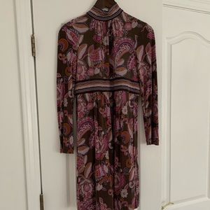 Retro Trina Turk Paisley Dress